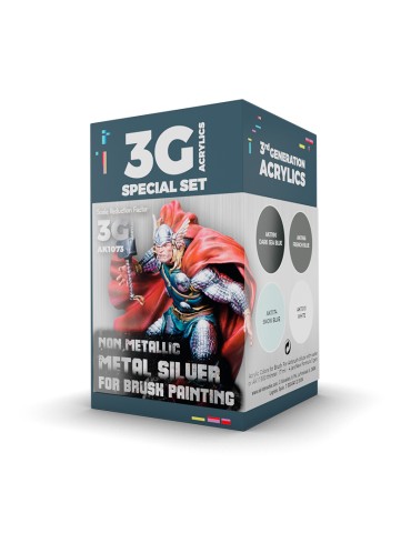 Set Non Metallic Metal silver