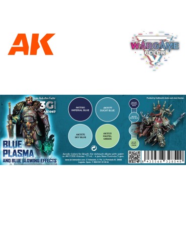 Set Blue Plasma & Glowing Effects