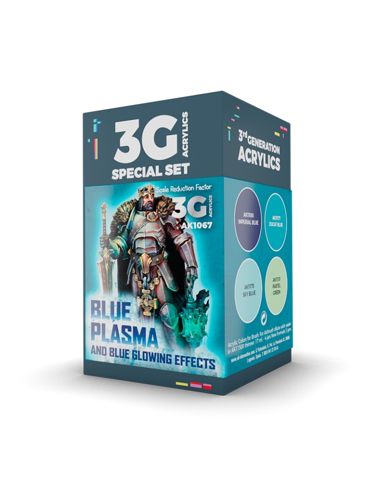 Set Blue Plasma & Glowing Effects